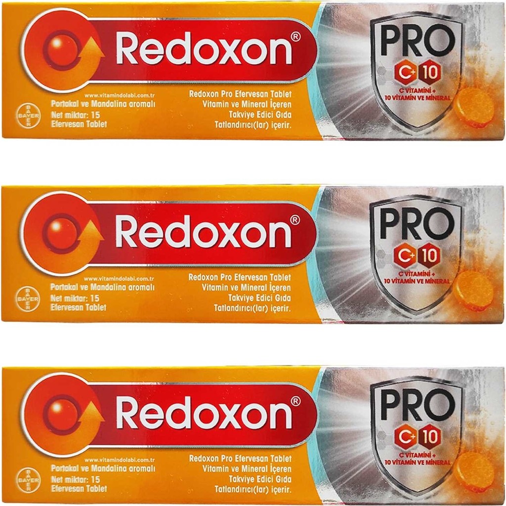 Redoxon Pro 15 Efervesan Tablet x 3 Adet Diğer Fiyatı