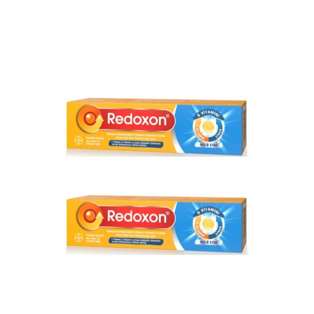 Redoxon Üçlü Etki C Vitamini D Vitamini Çinko Efervesan 15 Tablet - 2 li Sağlık / Diyet Fiyatı