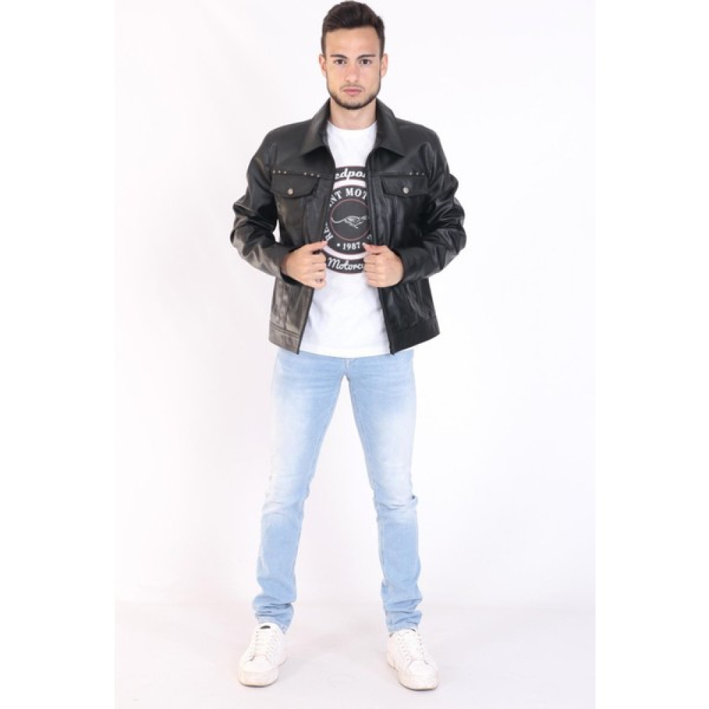 Redpoint Jackets Suni Deri Siyah Erkek Mont Erkek Mont Fiyatı
