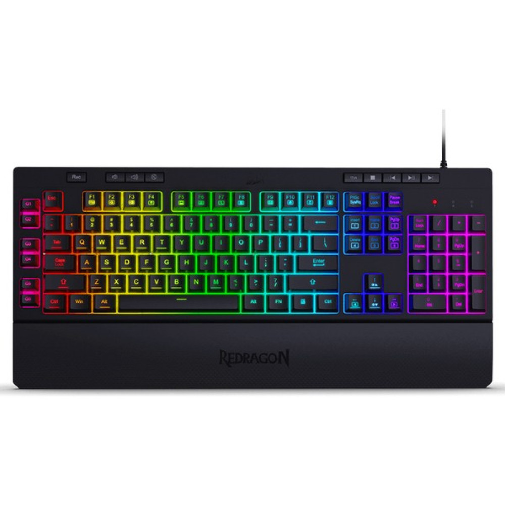 Redragon K512 Shiva Rgb Mekanik Hisli Kablolu Gaming Klavye - Siyah Oyuncu Klavyesi Fiyatı