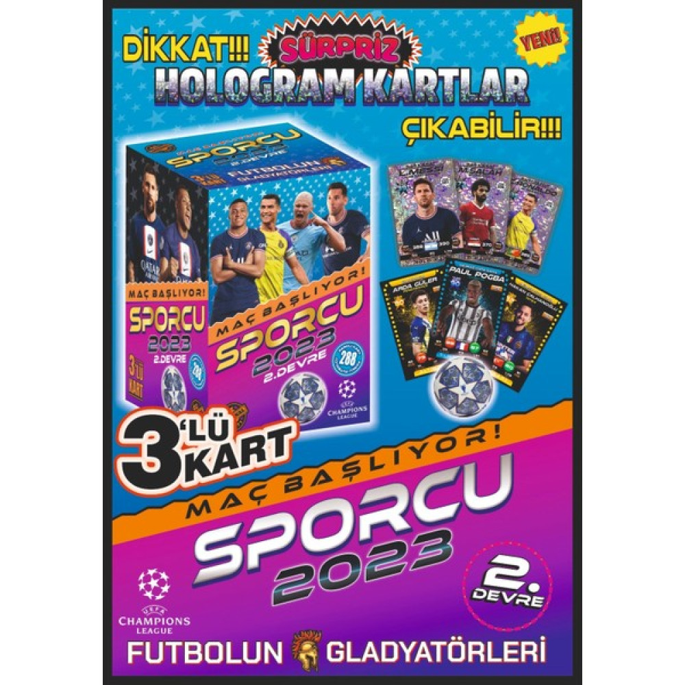Redro Home Maç Başlıyor 2023 Yeni Sezon Sporcu 100 Poşet Içerisinde Toplam 300 Adet Kutulu Futbol Oyun Kartı Oyun Takımları Fiyatı