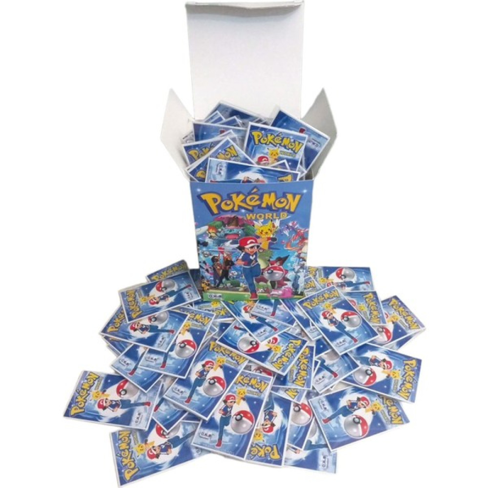 Redro Home Pokemon World 100 Poşet Içerisinde Toplam 300 Adet Kutulu Eğlencelik Oyun Kartı Oyun Takımları Fiyatı