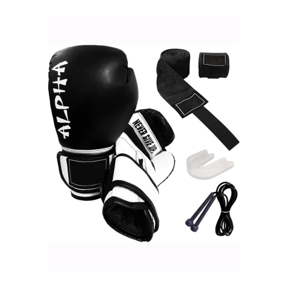 REDZEUS Alpha Boks Eldiveni Boxing Gloves Boks Bandajı Boks Dişliği Atlama Ipi Kick Boks Eldiven Seti 12 oz Beden Diğer Spor Ürünleri Fiyatı