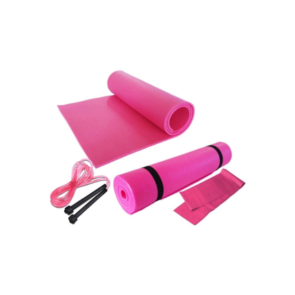 REDZEUS Pilates Minder Ve Mat Pilates Lastiği Atlama Ipi Set Yoga Egzersiz Minderi 7mm Pilates Fiyatı