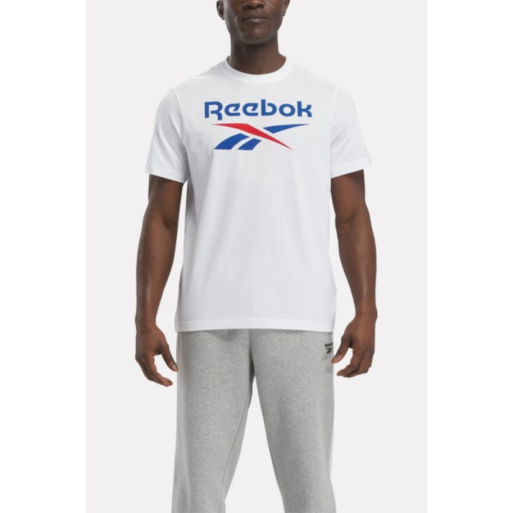 Reebok Identıty Stacked L Beyaz Erkek Kısa Kol T-Shirt T-Shirt & Sweatshirt (Outdoor) Fiyatı
