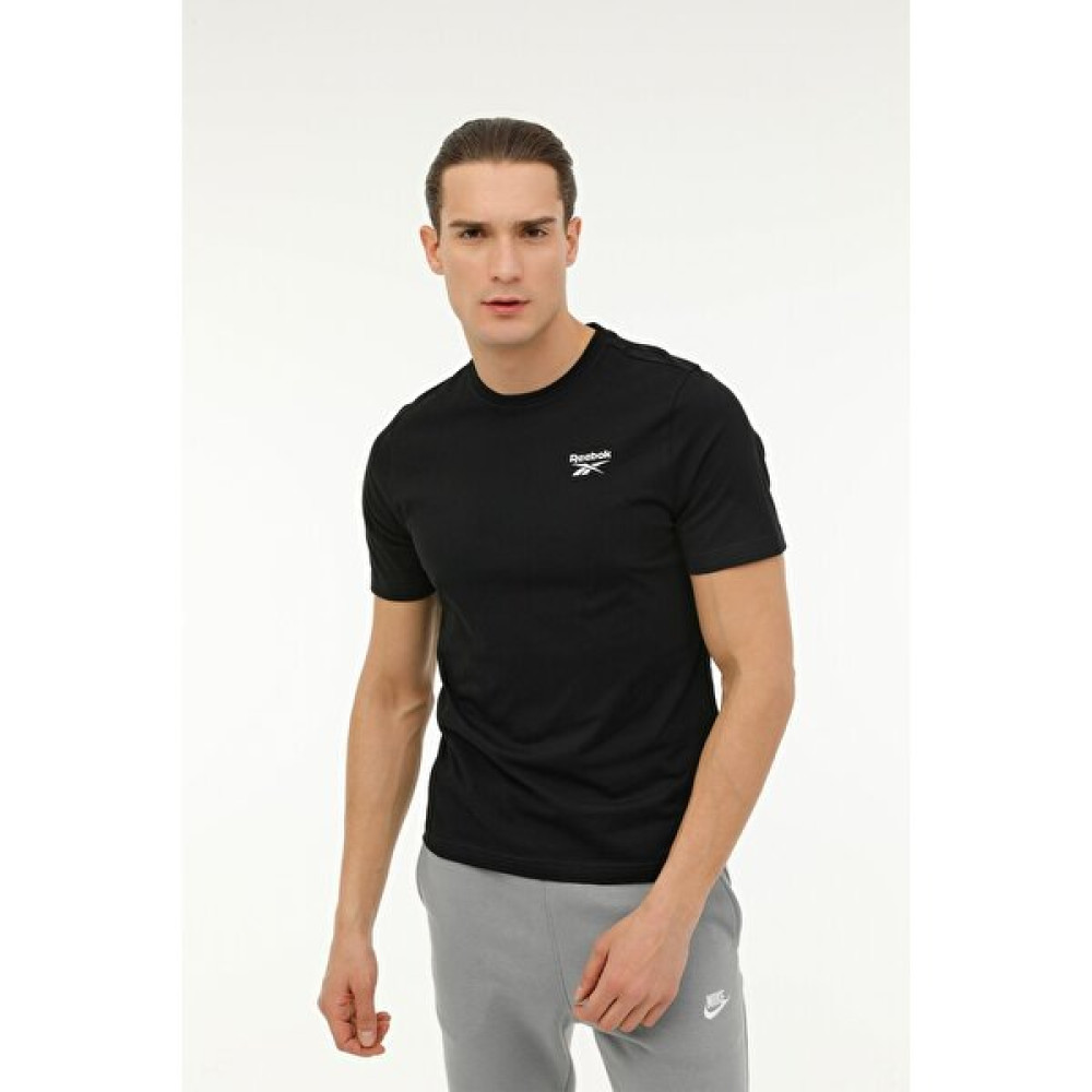 Reebok Rı Left Chest Logo Tee Siyah Erkek Kısa Kol T-Shirt T-Shirt & Sweatshirt (Outdoor) Fiyatı