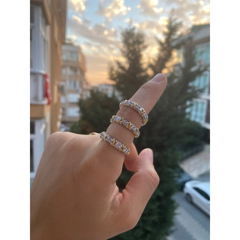 Reeder Jewelry Çelik Yüzük Tiffany Xoxo - Silver - Standart Yüzükler Fiyatı