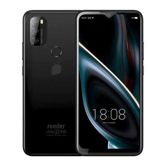 Reeder P13 Blue Max 2021 128GB 4GB Ram 6.51 inç 13MP Akıllı Cep Telefonu Siyah