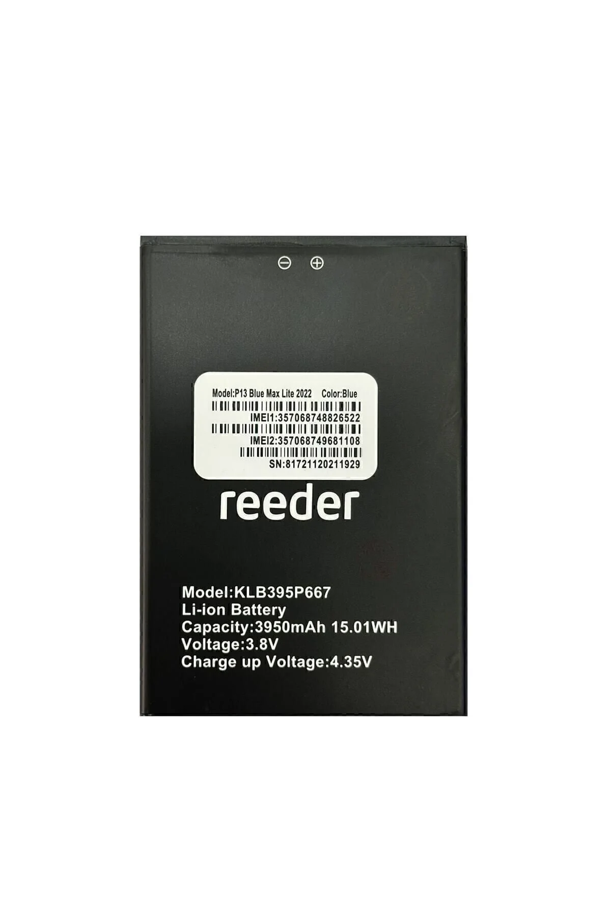 Reeder P13 Blue Max Lite 2022 Batarya" Cep Telefonu Bataryası Fiyatı