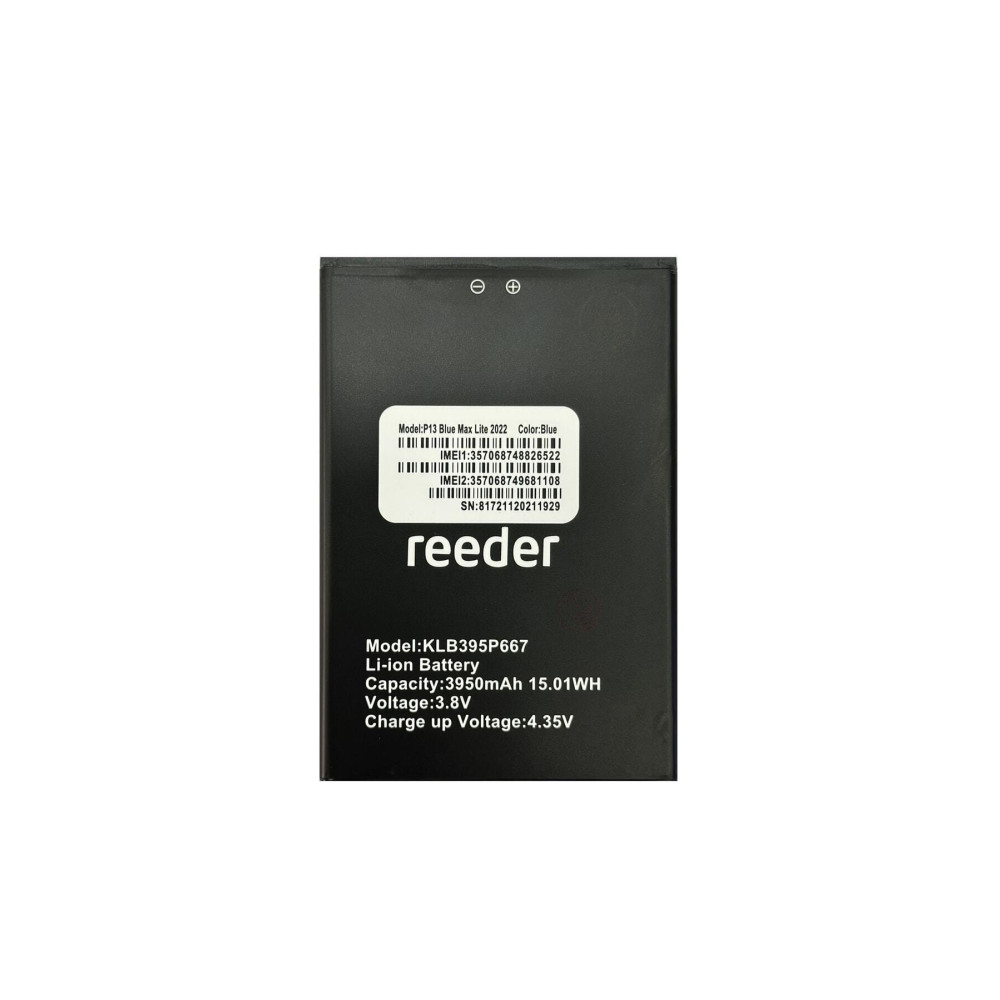 Reeder P13 Blue Max Lite 2022 Batarya Cep Telefonu Bataryası Fiyatı