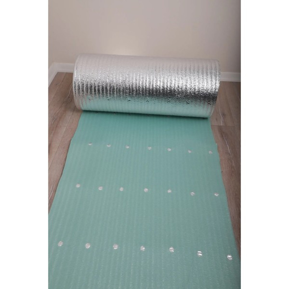 Reelfoam 5 mm Yerden Isıtma Metalize Delikli Şilte - 5 m² Dış Cephe Yalıtım Malzemeleri Fiyatı