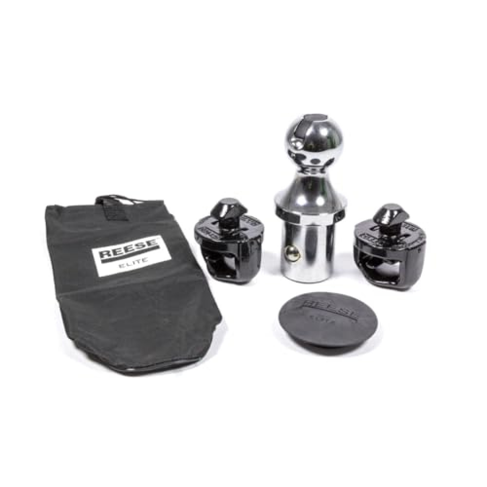 Reese Towpower 30137 Elite Series Gooseneck Hitch Head Accessory, Kit, Gooseneck Hitch Ball, Storage Bag, Safety Chains, Hole Cover