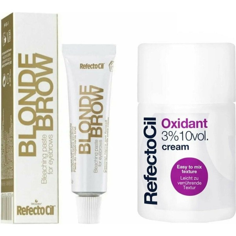 Refectocil Kaş + Kirpik Boyası Sarı Blonde Brow 15 ml + Krem Oksidan 100 ml Makyaj Ürünleri Fiyatı