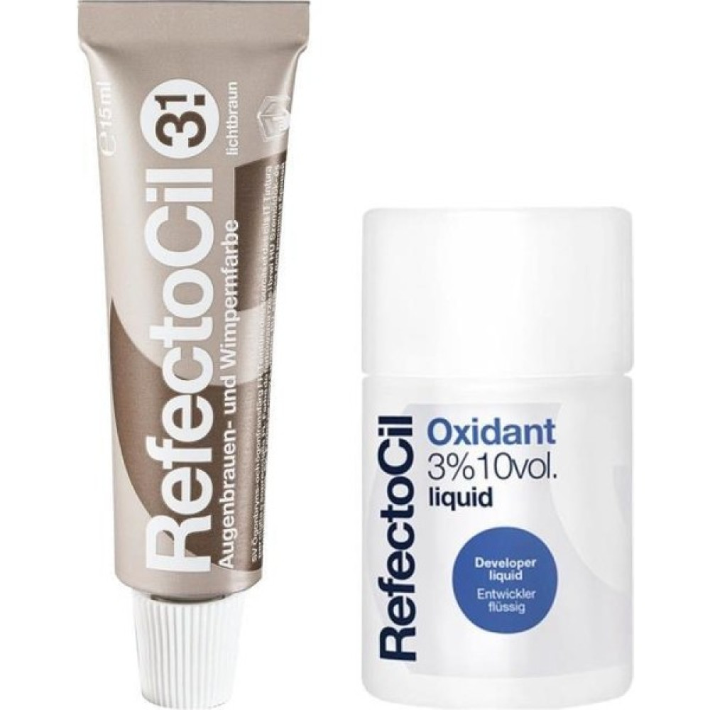 Refectocil Kaş ve Kirpik Boyası No :3.1+Oxidant 3%10 Volum Liquid 100 ml Makyaj Ürünleri Fiyatı