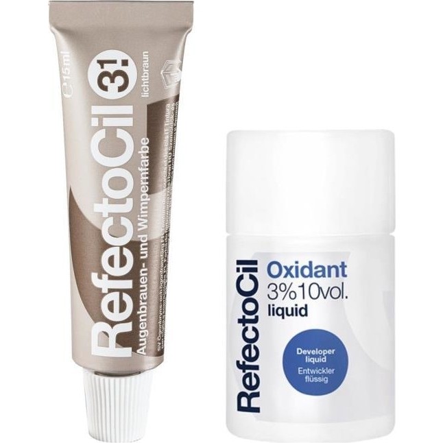 Refectocil Kaş ve Kirpik Boyası No :3.1+Oxidant 3%10 Volum Liquid 100 ml Makyaj Ürünleri Fiyatı