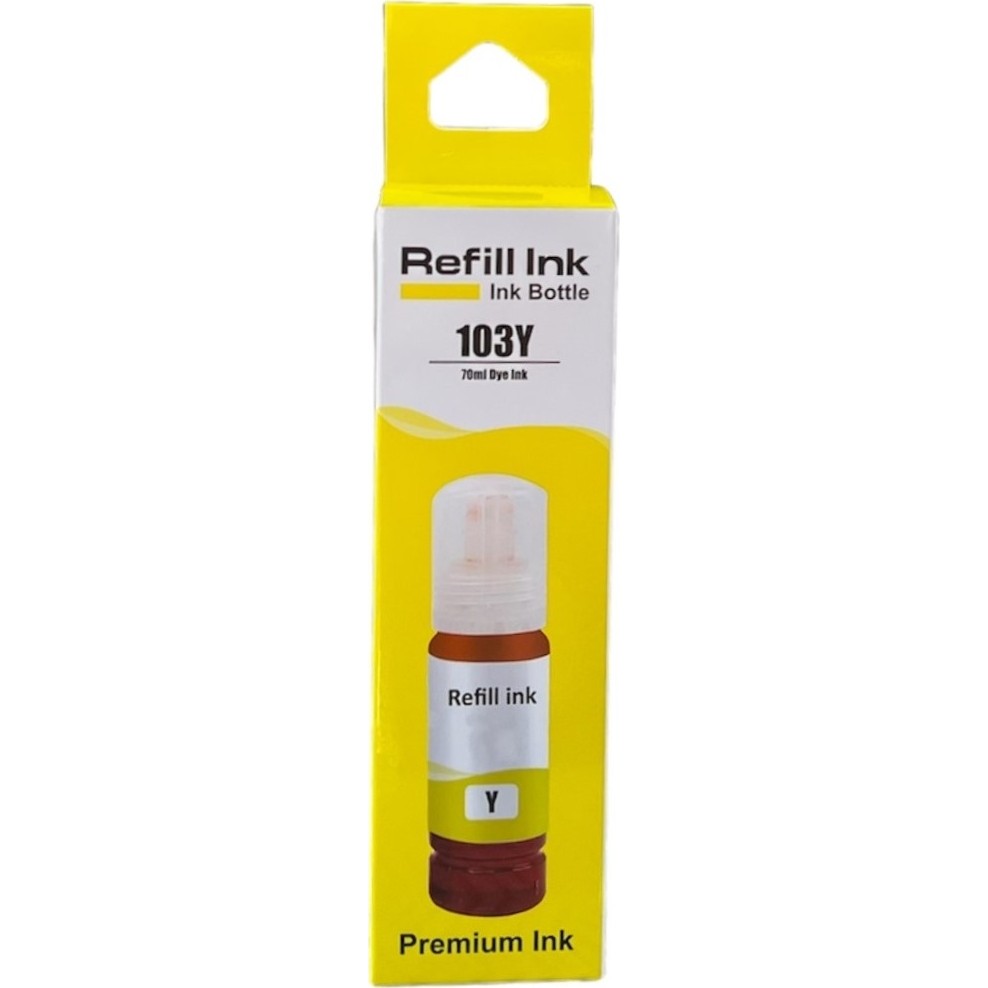 Refill Epson 103 Uyumlu Sarı Renk Mürekkep -L1210-L1250-L3210-L3211-L3250-L3251-L3256-L3260-L5290-L5296 Diğer Fiyatı