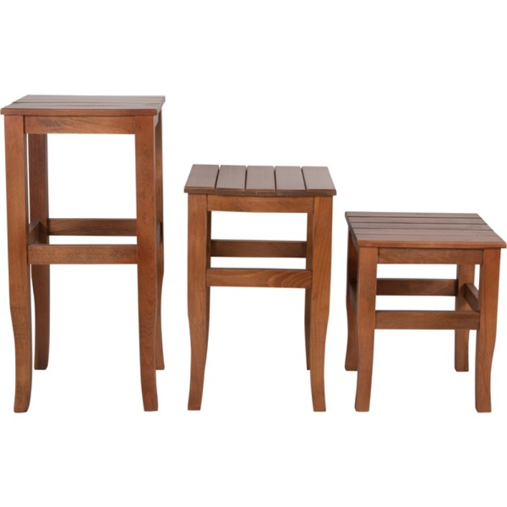 Refilya Masif Ahşap Tabure Mini 60CM Ceviz Doğal Kayın Ağacı Masa - Sandalye & Tabure Fiyatı