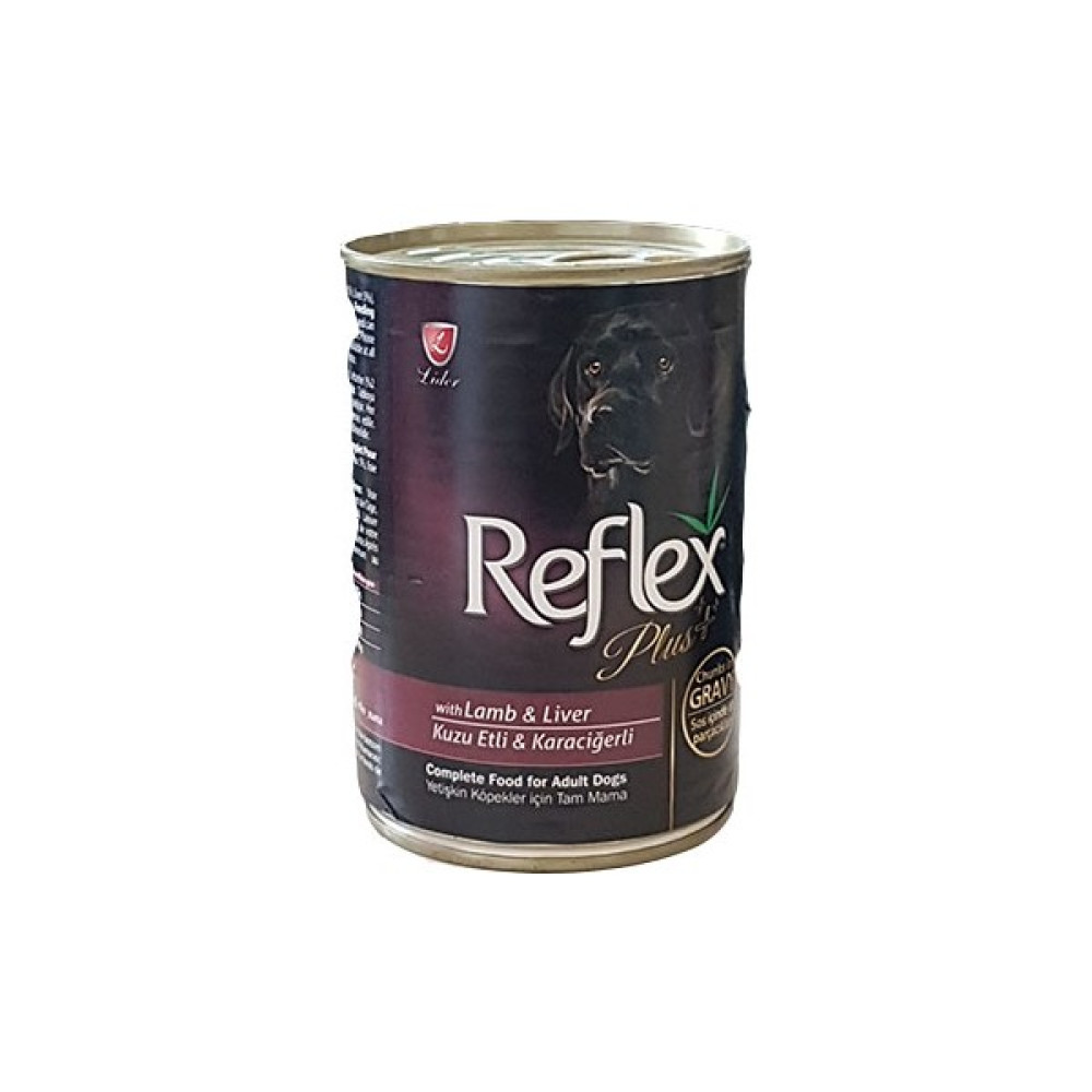 Refle x Plus Kuzulu Karaciğerli Köpek Soslu Konserve 400 gr Evcil Hayvan Ürünleri Fiyatı