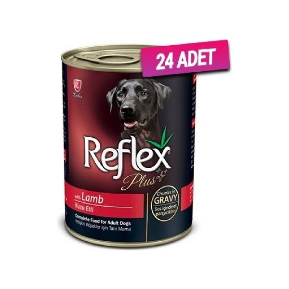 Reflex Plus 24 Adet - Reflex Plus Kuzulu Karaciğerli Yetişkin Köpek Konservesi 400 gr Evcil Hayvan Ürünleri Fiyatı
