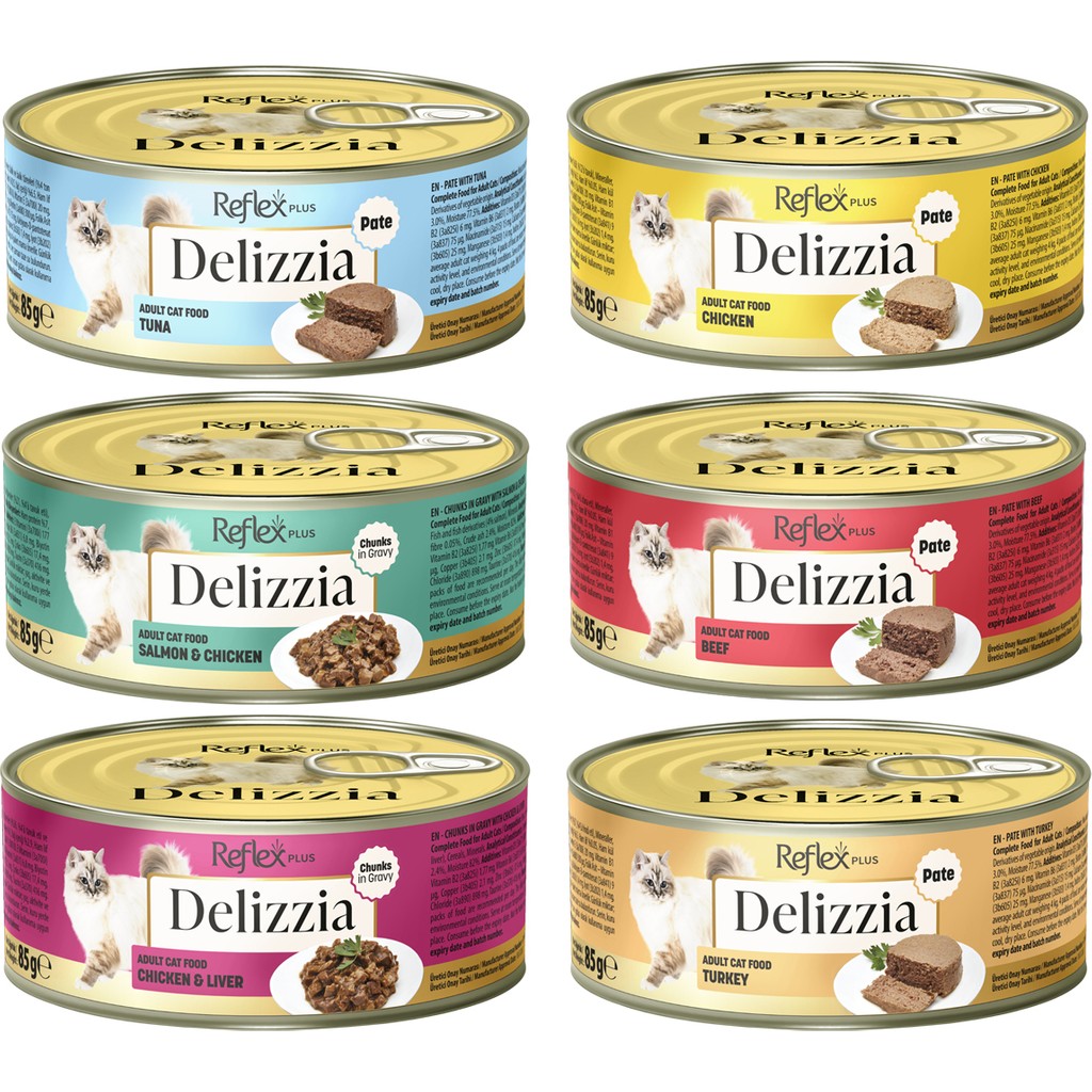 Reflex Plus Delizzia Kıyılmış Karışık Yetişkin Kedi Maması Paketi 6X85 Gr. Evcil Hayvan Ürünleri Fiyatı