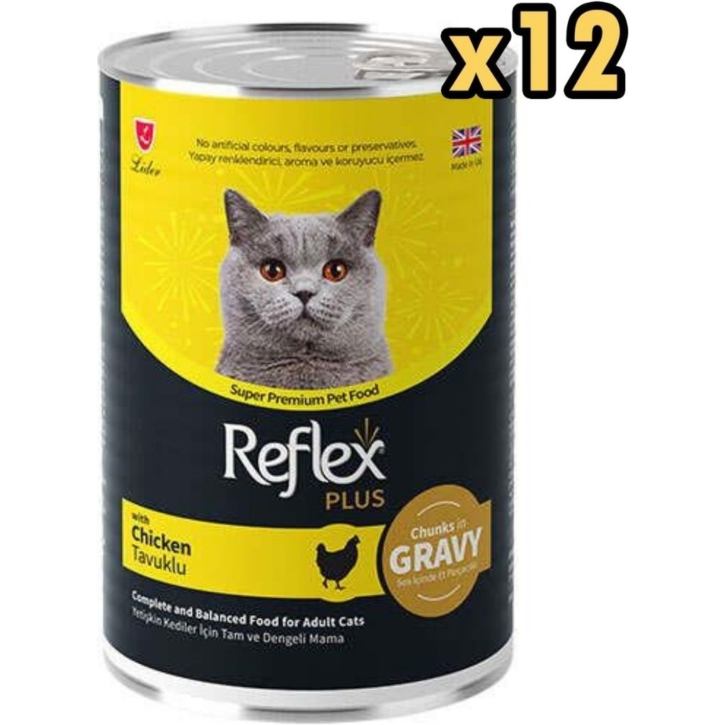 Reflex Plus Gravy Tavuklu Sos Içinde Et Parçacıklı Kedi Konservesi 400 gr 12 Adet Evcil Hayvan Ürünleri Fiyatı