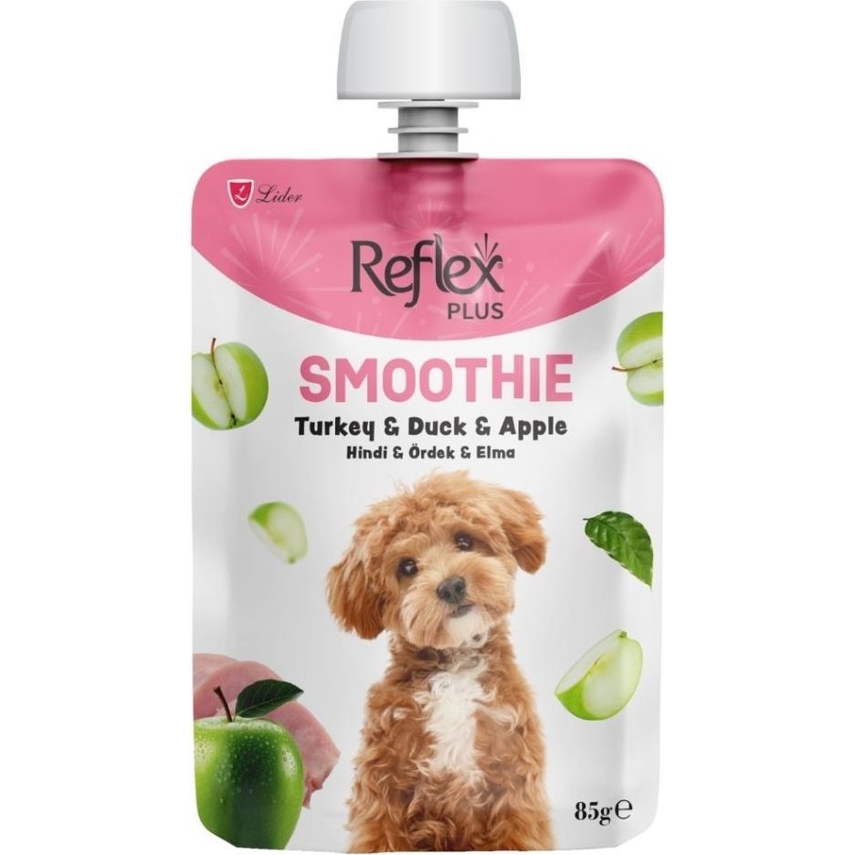 Reflex Plus Smoothie Hindili Ördekli ve Elmalı Likit Köpek Ödülü 85 gr Diğer Fiyatı