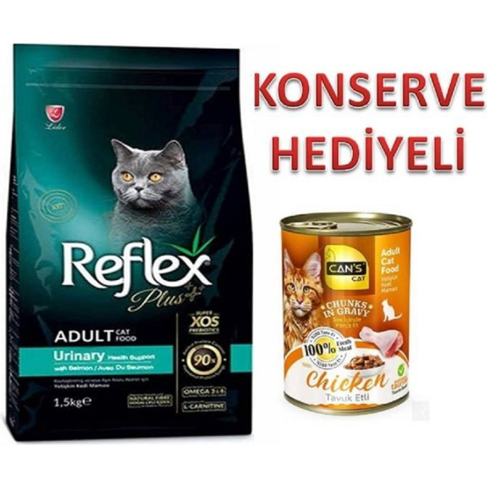 Reflex Plus Urinary Tavuklu Yetişkin Kedi Maması 1,5 kg + Konserve Hedyeli Evcil Hayvan Ürünleri Fiyatı