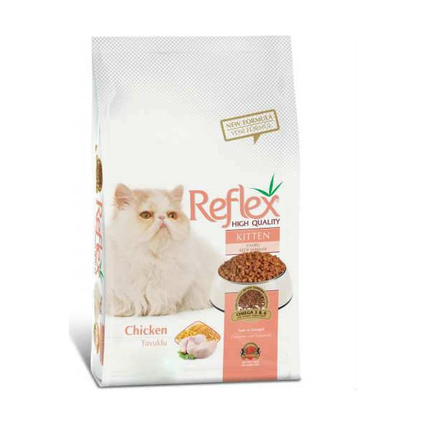 Reflex Premium Kalite Yavru Kedi Maması 15 kg Tavuk Aroması ile Besleyici İçerik Evcil Hayvan Ürünleri Fiyatı