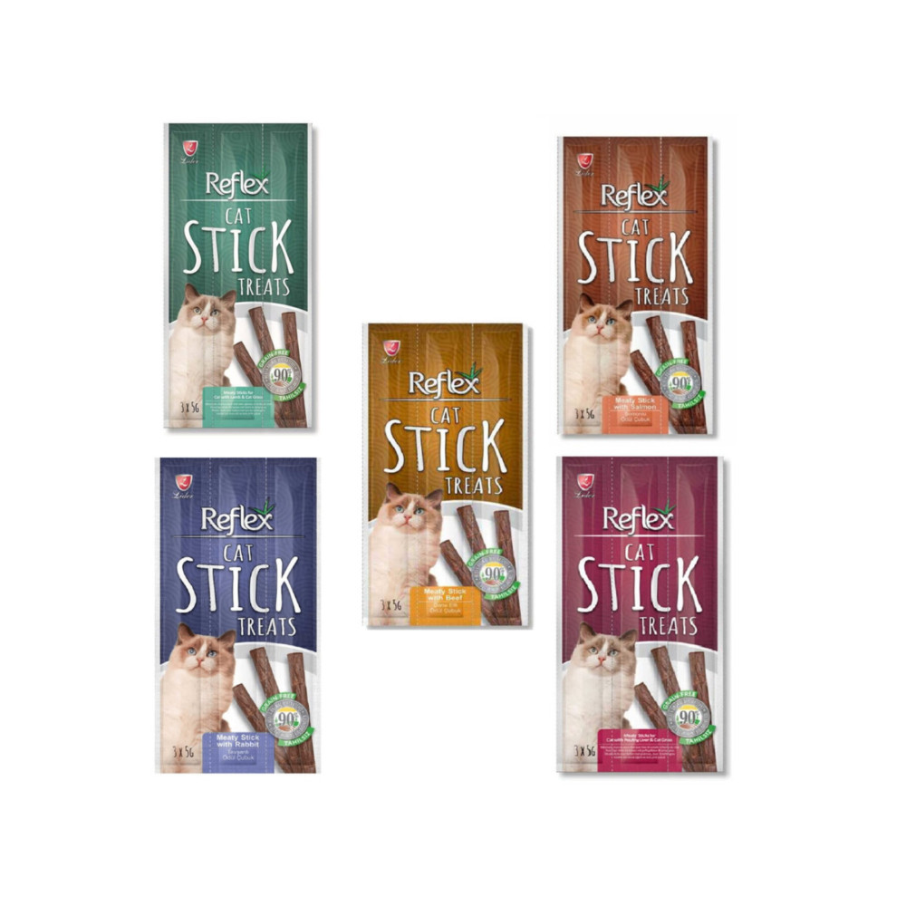 Reflex Stick Karışık Ödül Maması Seti 5li Paket Evcil Hayvan Ürünleri Fiyatı