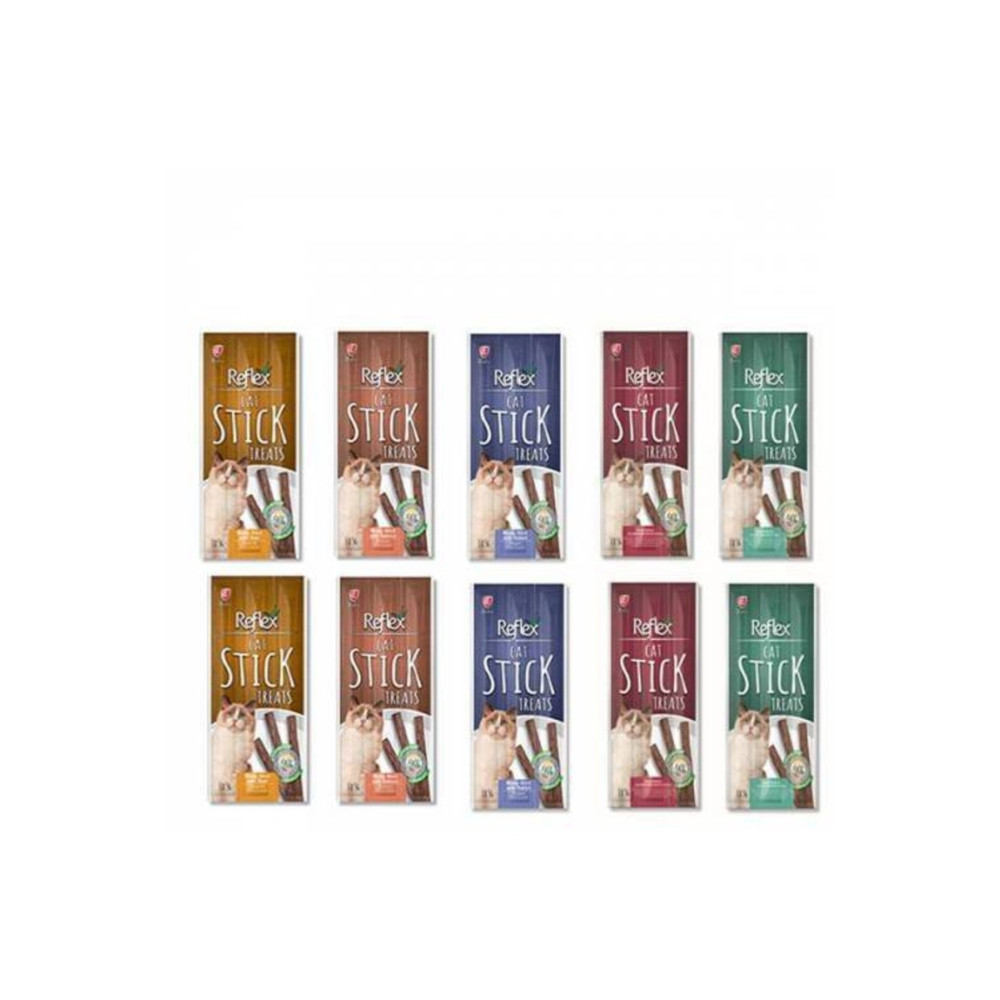 Reflex Stick Kedi Ödülü 3x5 gr 10 Paket Kedi Ödül Çubuğu Maması Evcil Hayvan Ürünleri Fiyatı