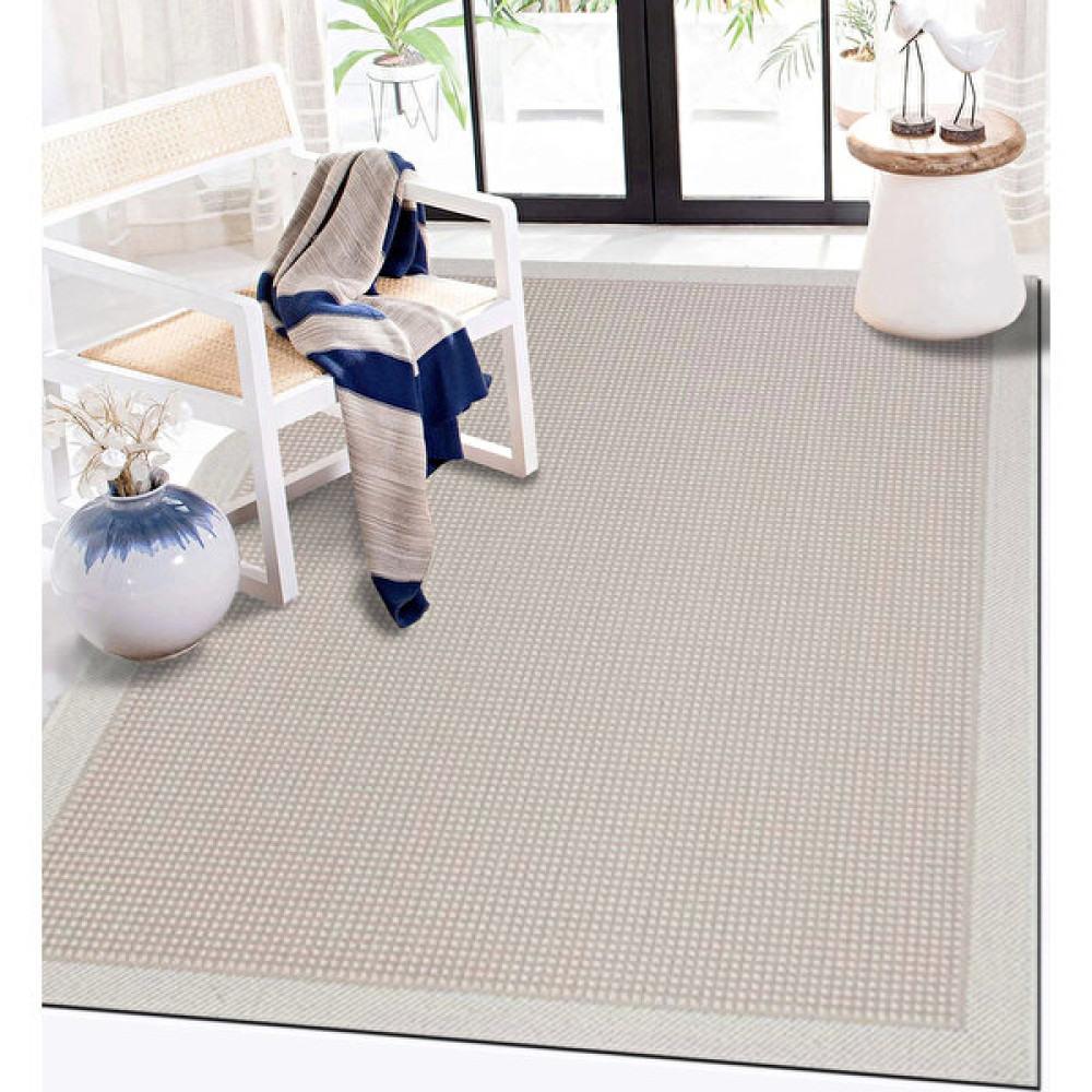 Reform Halıca S-9427 Jüt Sisal Beyaz Krem Dekoratif Halı - 100 x 200 cm Salon Halısı Fiyatı