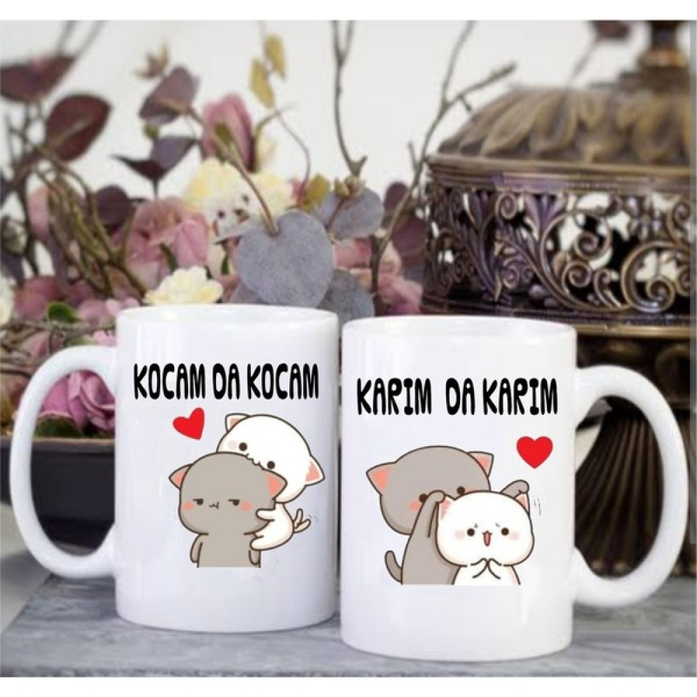 Refox 2'li Karım Da Karım Kocam Da Kocam Kupa Set - Renkli Fincan / Bardak / Kahve Takımı Fiyatı