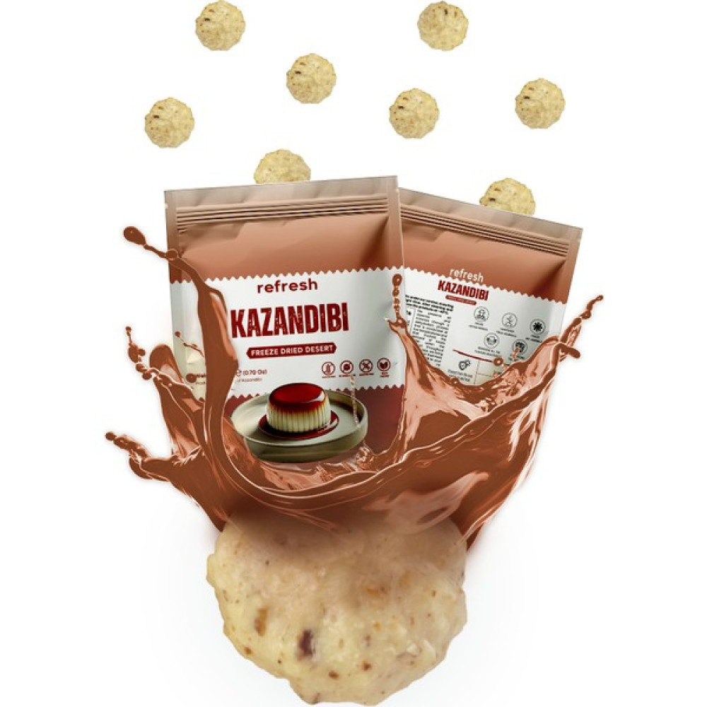 Refresh Chips Freeze Dry Kazandibi Tatlısı - Dondurularak Kurutulmuş Tatlı- 30GR - 1 Adet Diğer Fiyatı
