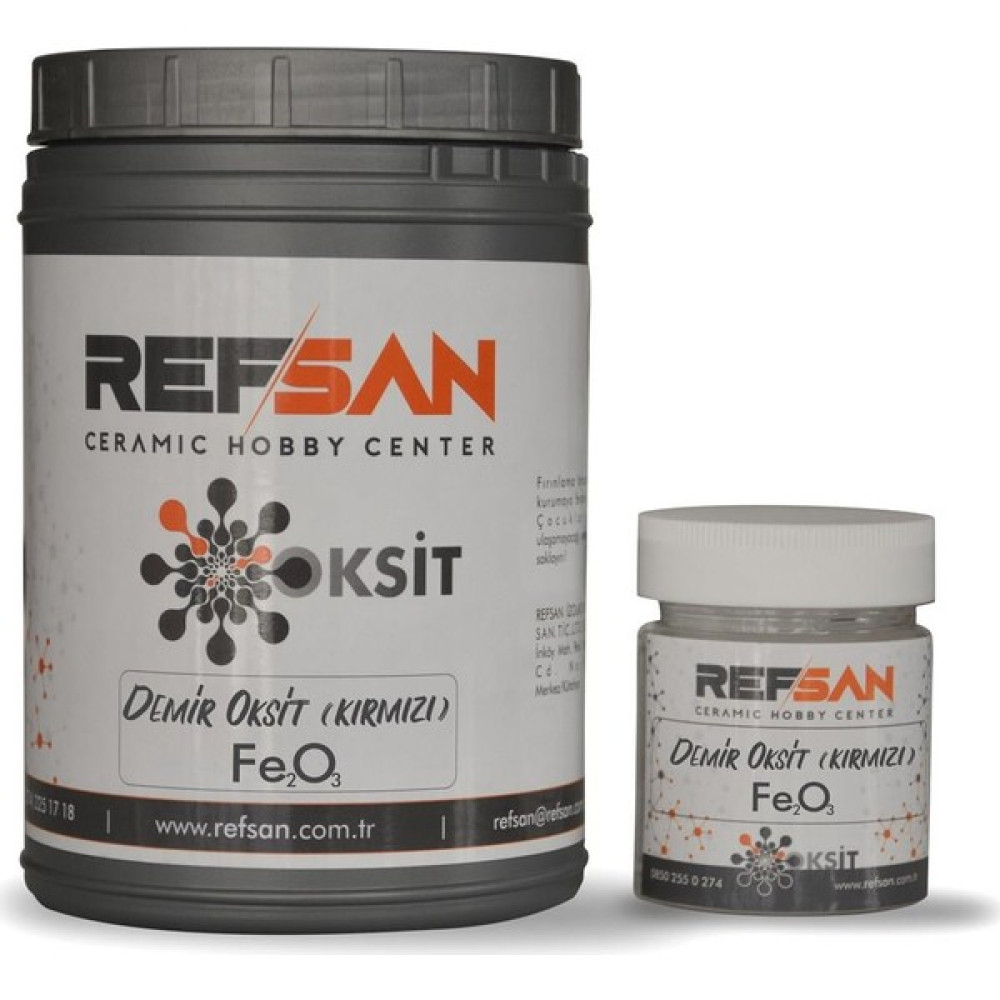 Refsan Demir Oksit (Kırmızı) FE2O3 1 kg Nalburiye & Hırdavat Fiyatı