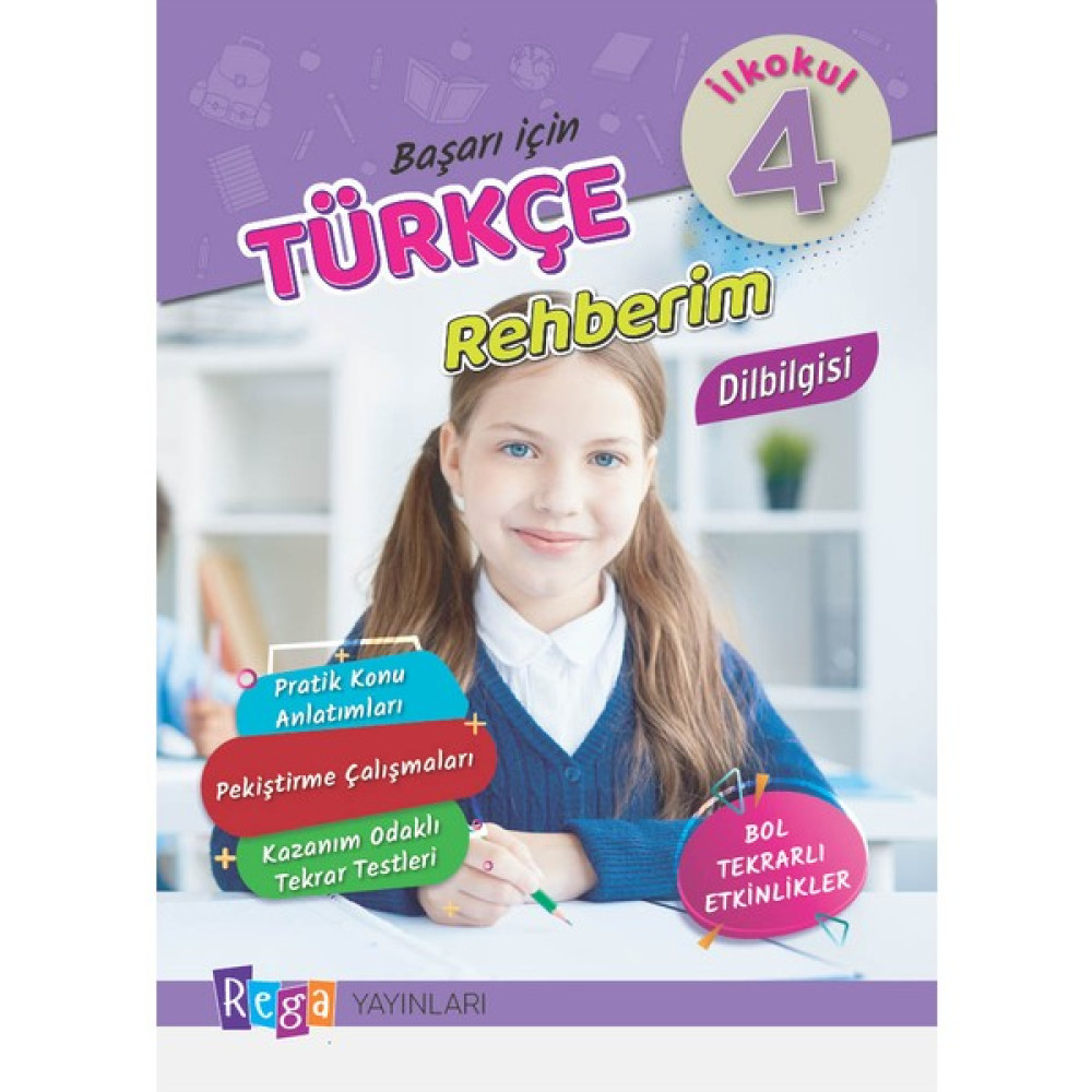 Rega Yayınları 4. Sınıf Başarı İçin Türkçe Rehberim Kaynak Kitapları Fiyatı