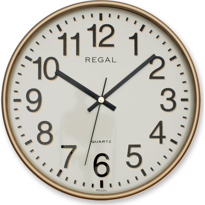 Regal 0252 Gı Yuvarlak 26 cm Yaldız Çerç Duvar Saati Duvar Saati Fiyatı