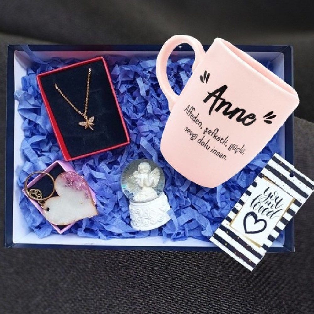 Regalo Anne Melek Temalı Hediye Kutusu Doğum Günü Özel Gün Tebrik Hediye Seti Hediyelik Eşya Fiyatı