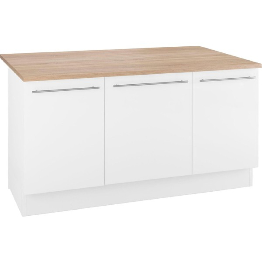 Reggio Kids & Plants Ada Mutfak - Hazır Mutfak Dolabı Alt Modül 150 cm Beyaz Tezgah Dahil Mutfak Dolabı Mutfak Dolabı / Mobilyası Fiyatı