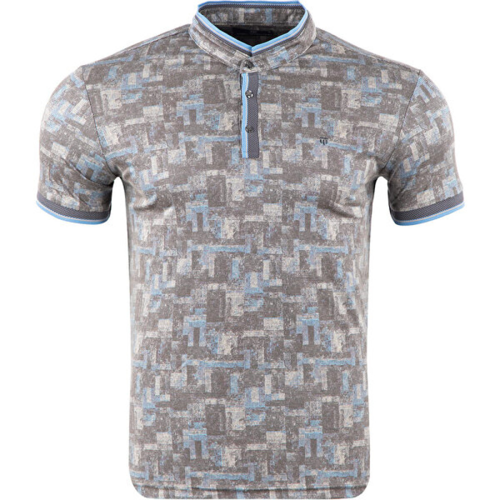 Regular Çıt-Çıtlı Kısa Kollu Hakim Yaka T-Shirt Erkek T-shirt Fiyatı