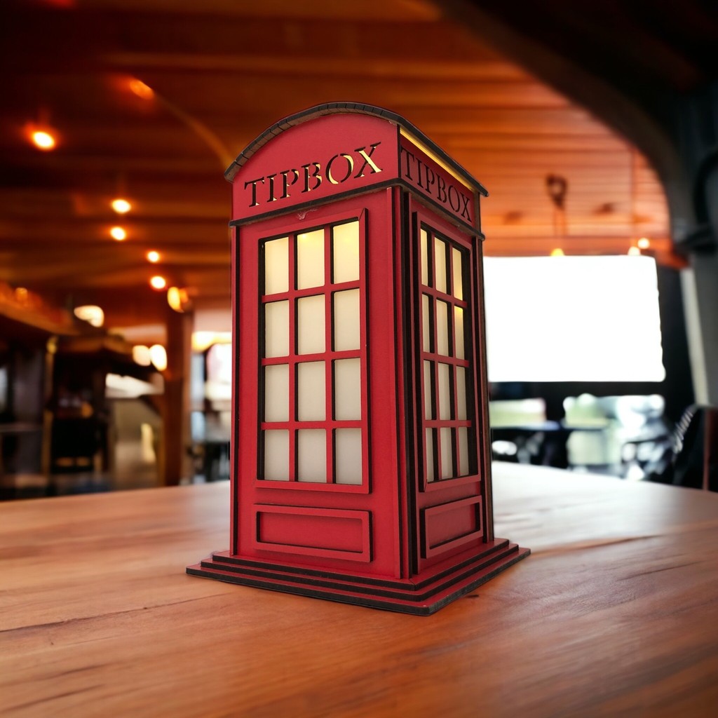 Rehatoys Londra Telefon Kulübesi Görünümlü Tipbox Bahşiş Kutusu "ışıklı" Kumbara Fiyatı
