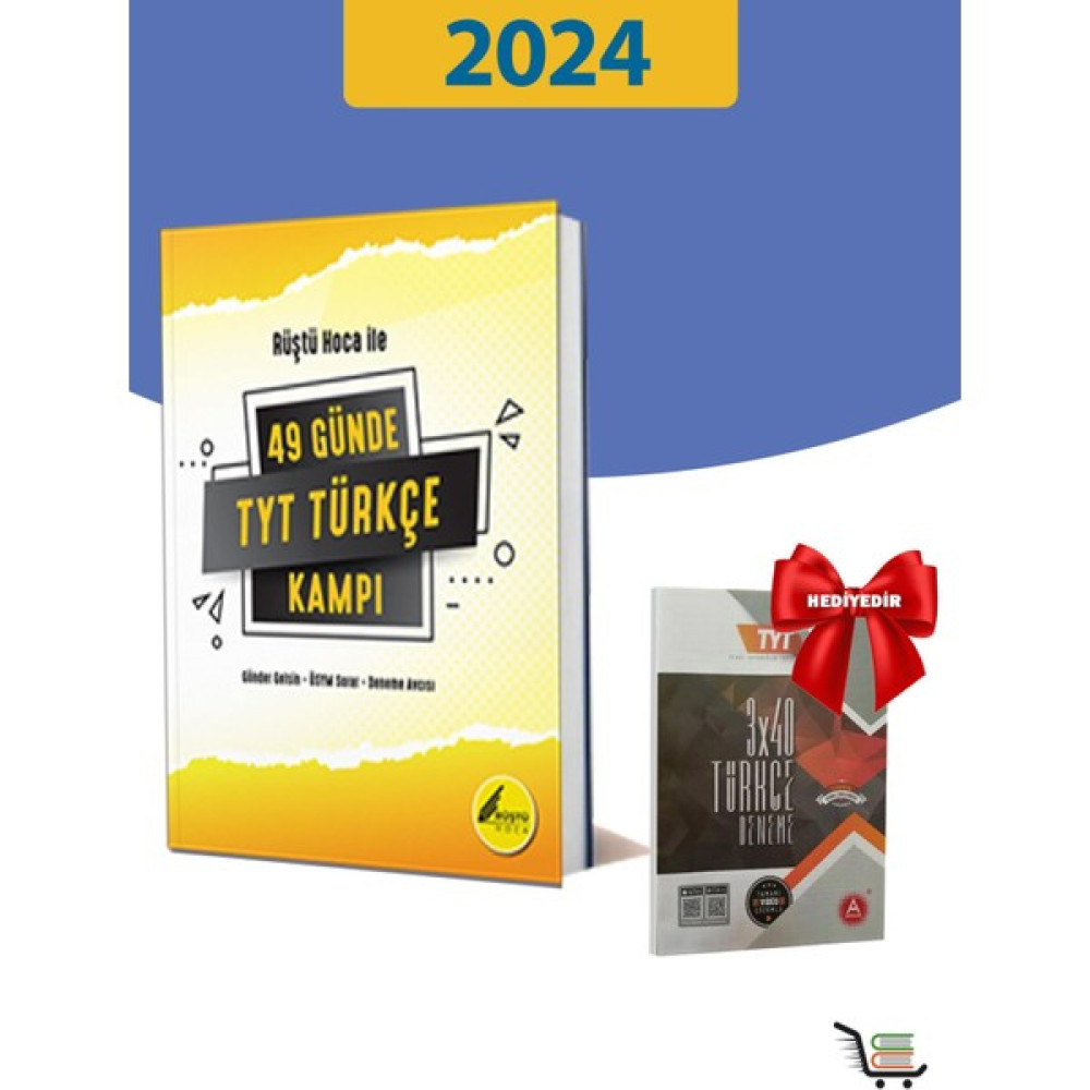 Rehber Matematik 2024 Rehber Matematik 49 Günde TYT Türkçe Kamp Seti Temel Yeterlilik Testi (TYT) Fiyatı