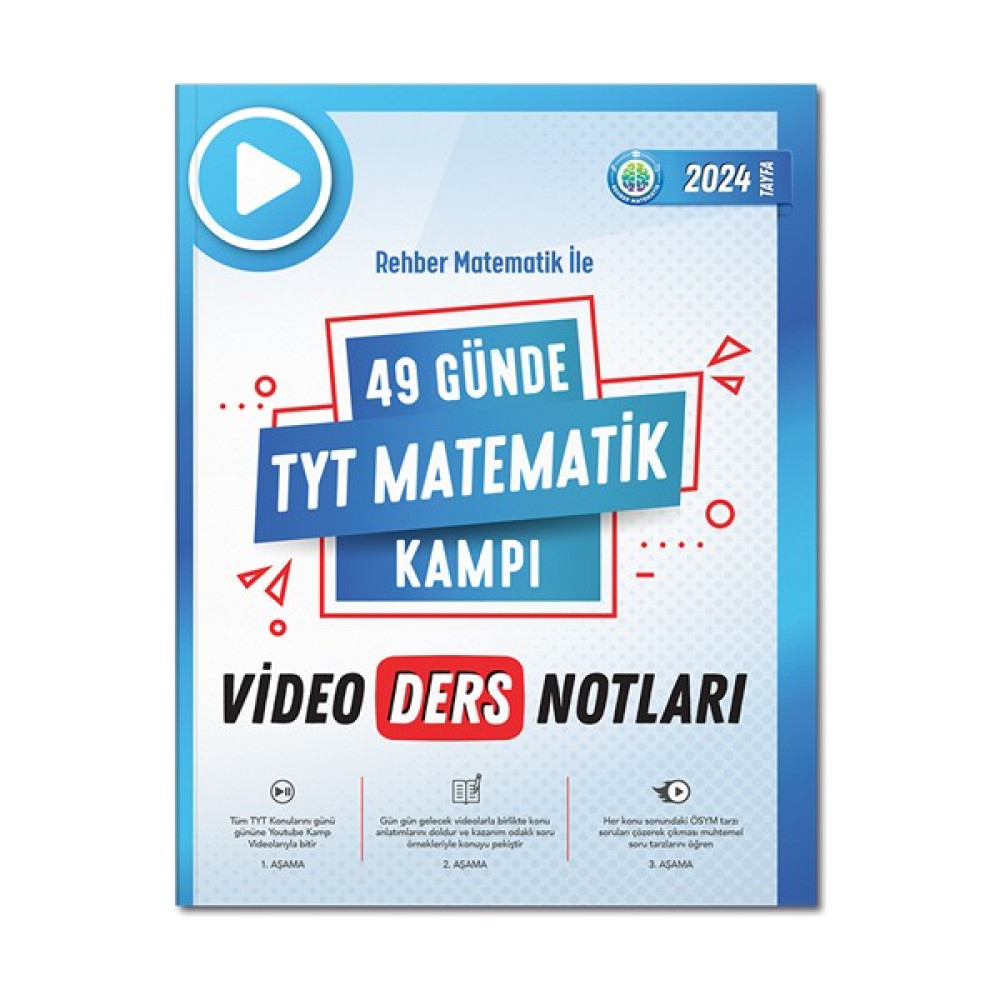 Rehber Matematik Rehber Matematik 49 Günde TYT Matematik Video Ders Notları Matematik Fiyatı