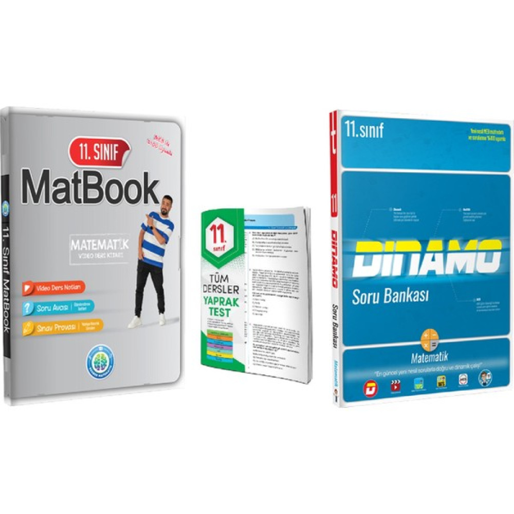 Rehber Matematik Yayınları 11. Sınıf Matbook Video Ders Kitabı ve Dinamo Matematik Soru Bankası Seti (2 Kitap+1 Yaprak Test) Tüm Dersler Fiyatı
