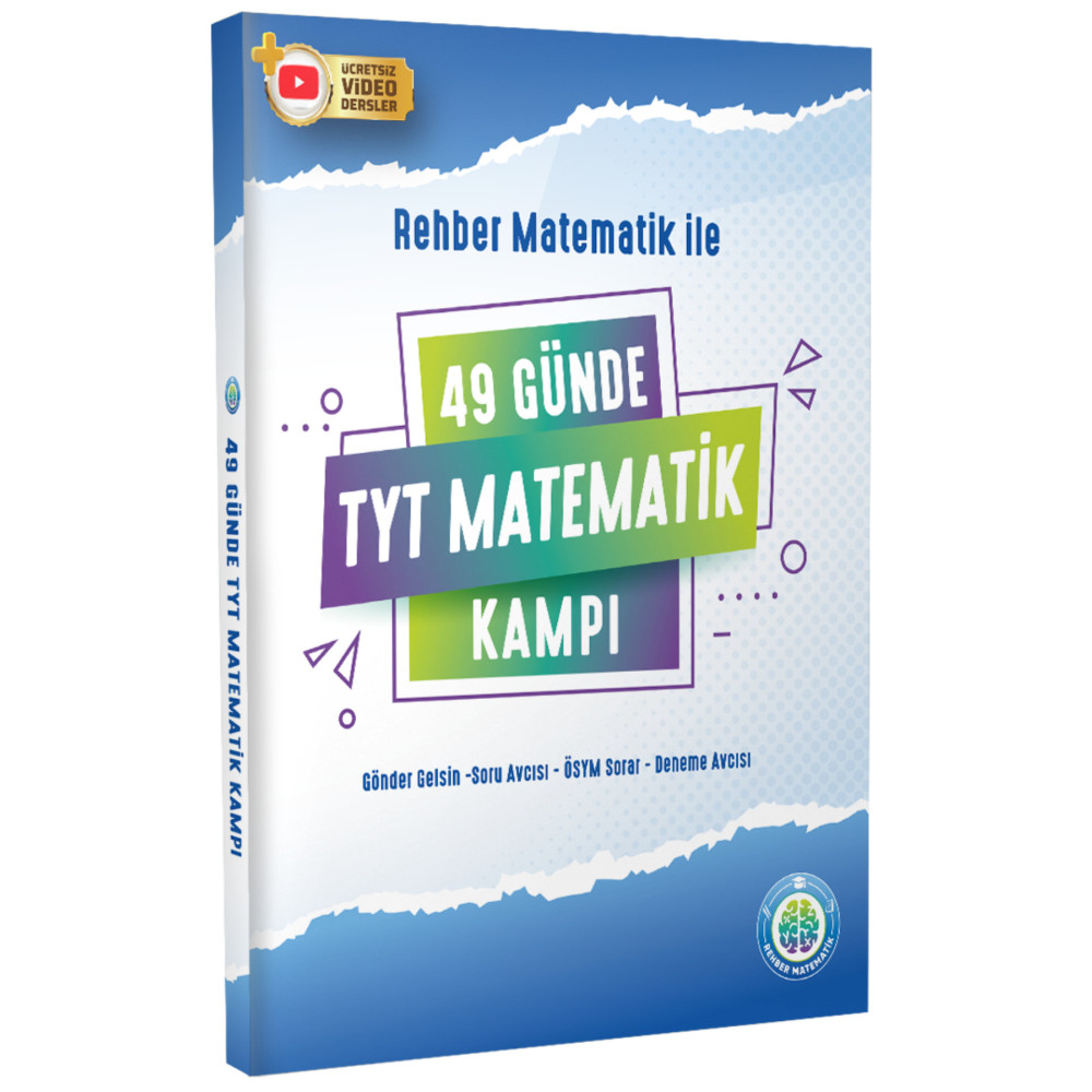 REHBER MATEMATİK YAYINLARI 49 Günde Matematik Kampı 2024 Baskı Ders Sınav Kitapları Fiyatı