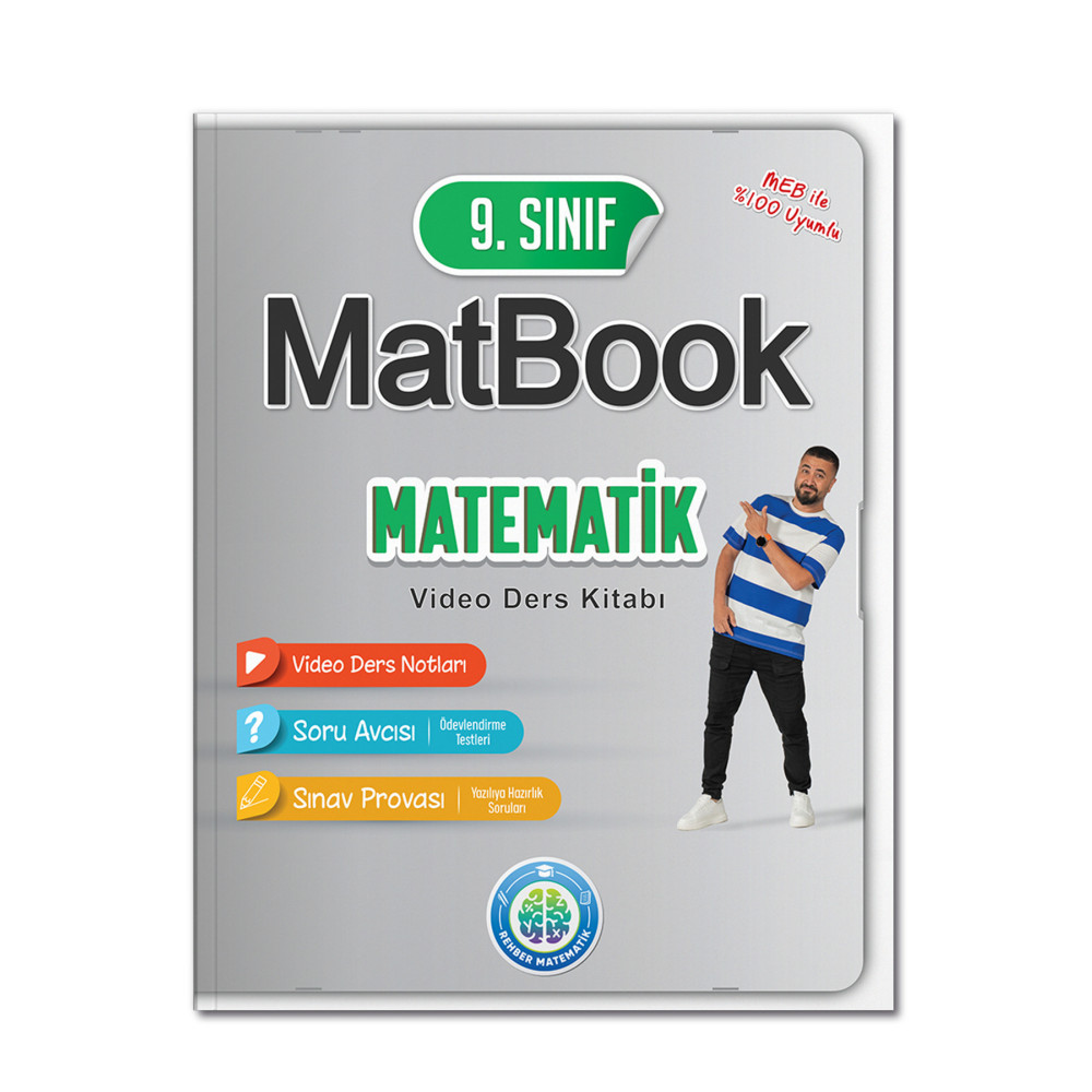 REHBER MATEMATİK YAYINLARI 9. Sınıf Matbook Video Ders Kitabı Yardımcı Kitaplar Fiyatı