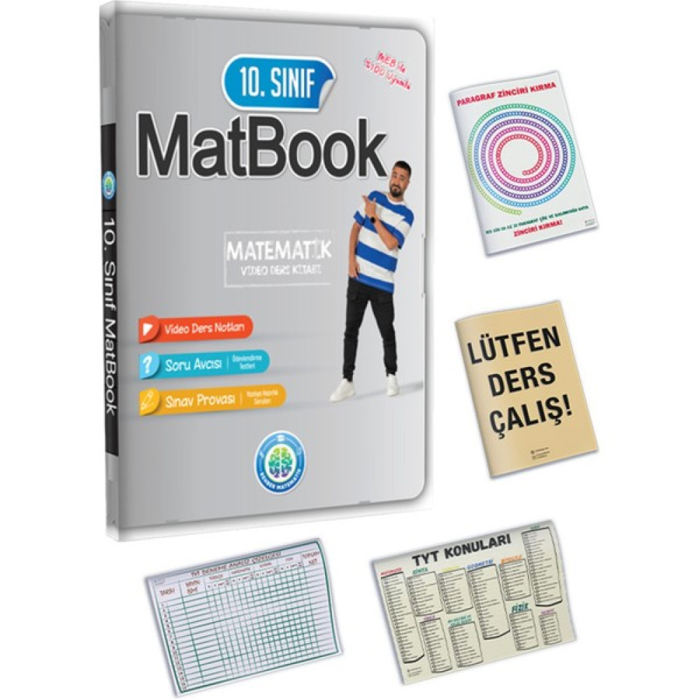 Rehber Matematik Yayınları Rehber Matematik 10.sınıf Matbook Video Ders Kitabı Temel Yeterlilik Testi (TYT) Fiyatı