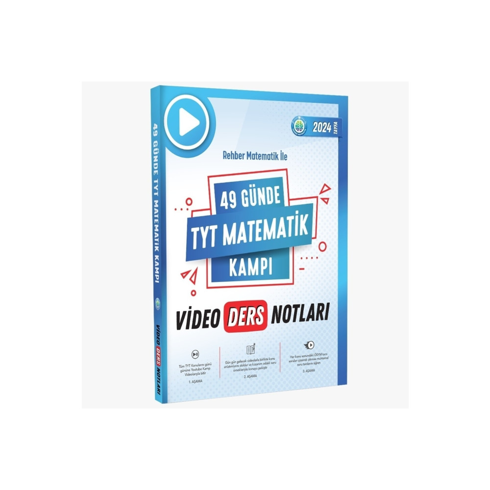 REHBER MATEMATİK YAYINLARI Rehber Matematik 49 Günde Tyt Matematik Kampı Video Ders Notları Ders Sınav Kitapları Fiyatı