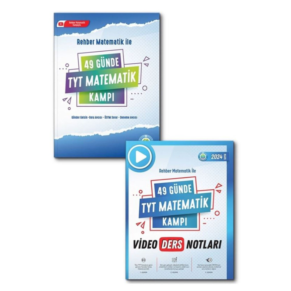 REHBER MATEMATİK YAYINLARI Rehber Matematik 49 Günde Tyt Matematik Soru Kitabı Ve Video Ders Notları Kitabı Ders Sınav Kitapları Fiyatı