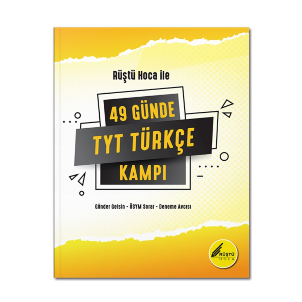 REHBER MATEMATİK YAYINLARI Rüştü Hoca Ile 49 Günde Tyt Türkçe Kampı Ders Sınav Kitapları Fiyatı