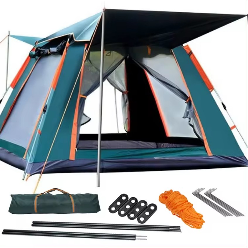 Reidan 6 Kişilik Kare Çadır Otomatik Kamp Çadırı 240X240X156CM Dayanıklı Piknik Çadır Taşıma Çantalı Su Geçirmez Çadır Fiyatı